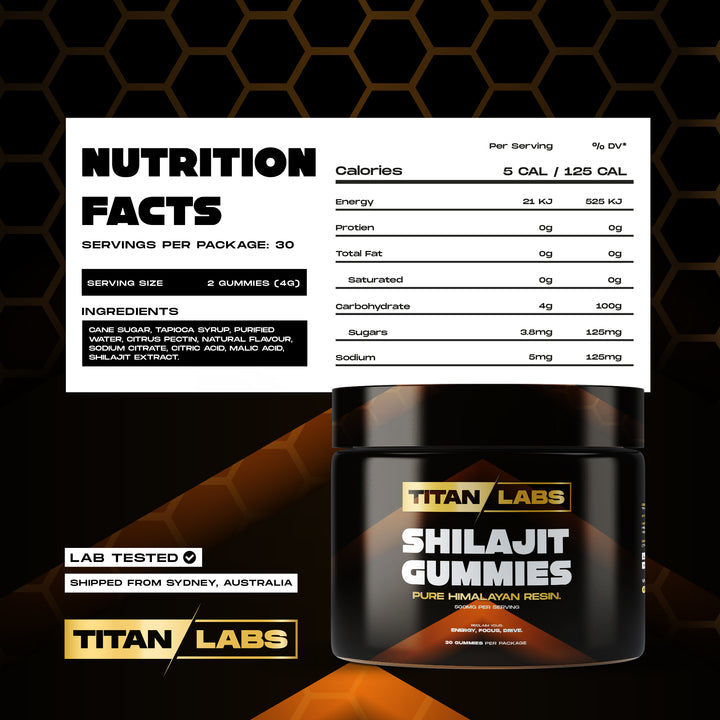 TITANLABS HIMALAYAN SHILAJIT GUMMIES